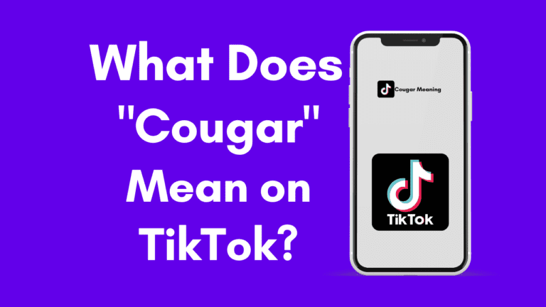 Cougar Meaning TikTok