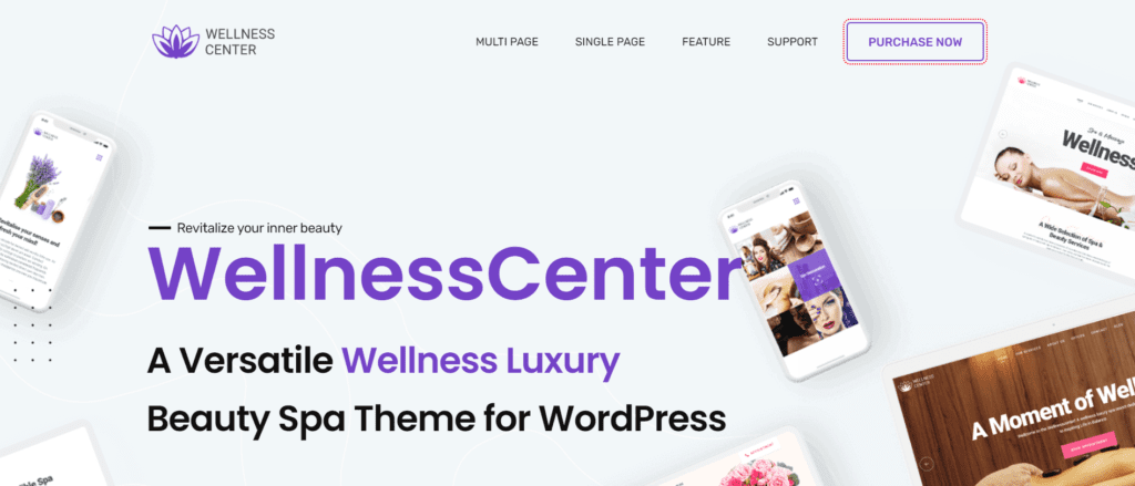 WellnessCenter WordPress Theme