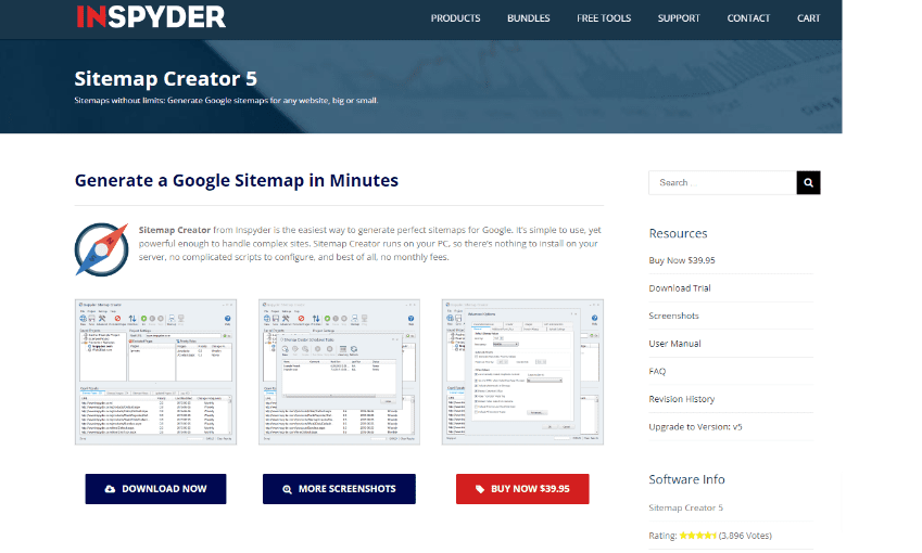 Inspyder Sitemap Creator