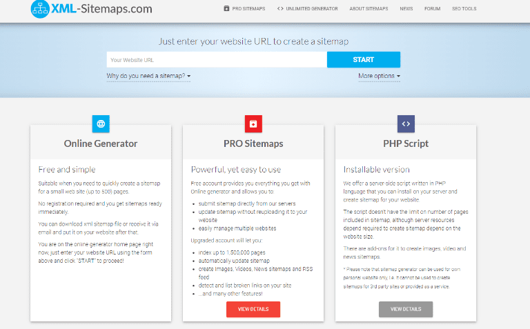  XML-Sitemaps.com Sitemap Generator